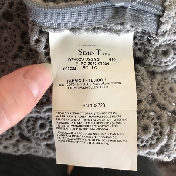 Armani exchange peplum crochet top with a bows - Picture 5 of 5